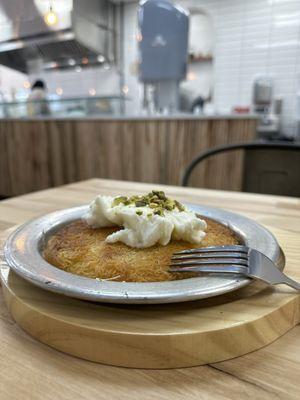 Kunafa and booza - so decadent!