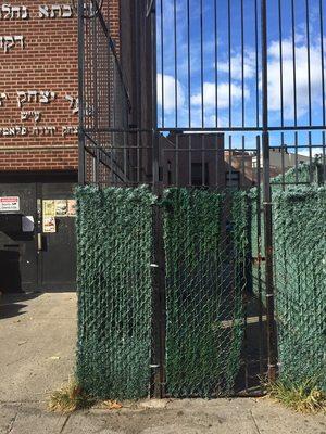 Side yard Entrance.