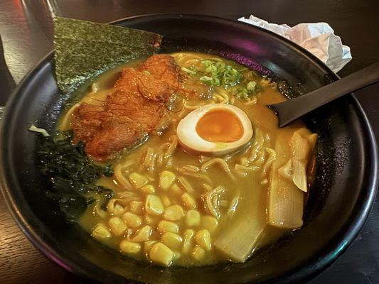 Curry chicken ramen