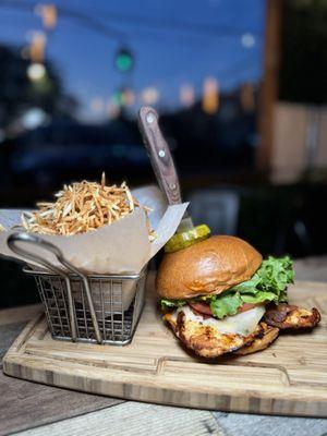 Fire Grilled Chicken Burger