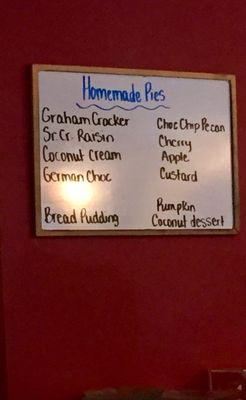 You had me at Homemade Pies!