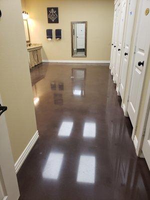 Polished concrete in Tomball