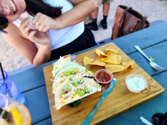 Blackened fish tacos