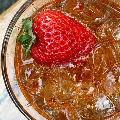 Strawberry cocktails for spring.