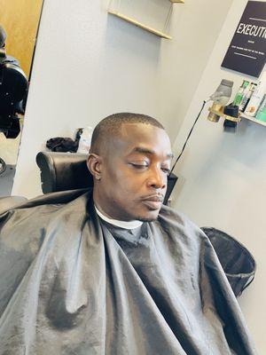 Bald fade haircut