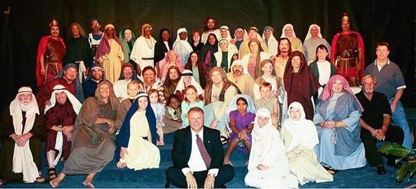 Vintage photo of the Bethlehem participants