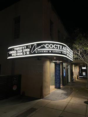 Exterior of Jean Cocteau cinema