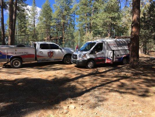 Indian Air at work at Prescott Athletic Club