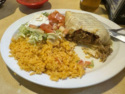 Beef Chimichanga