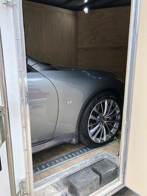 Enclosed trailer is the way to go if budget allows