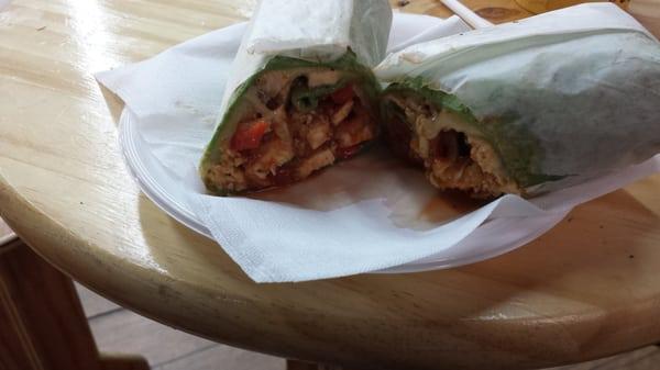 Mexican wrap w/ chicken