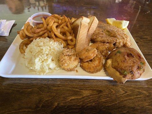 Seafood platter