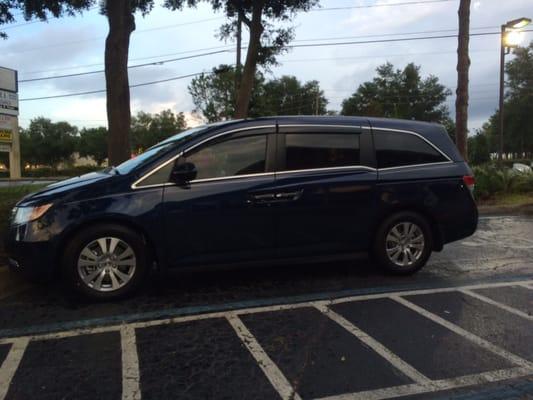 My brand new Honda Odyssey  I love It.