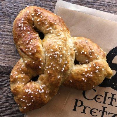 The Classic - Topped with melted Irish Butter and coarse Pretzel Salt