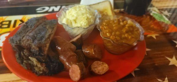 3 meat combo plate