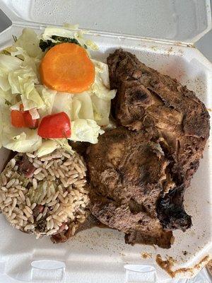 Jerk chicken to go