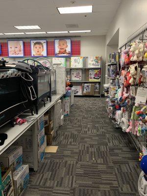 Infant/toddler section