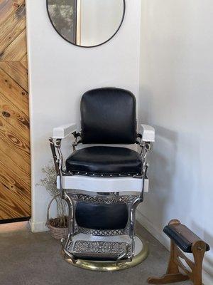 Vintage barber chair