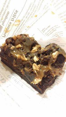 Try the brownies! They're only 1.50 and deliciously satisfying.