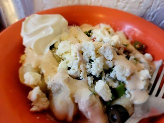 Dumplings al a greek