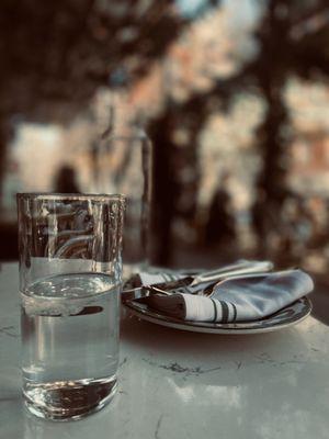 Sidewalk table