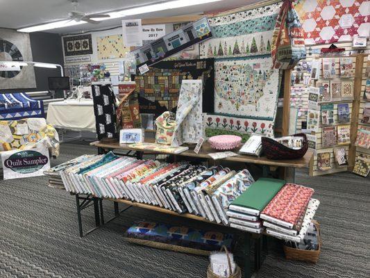 Great selection of fabric and kits!