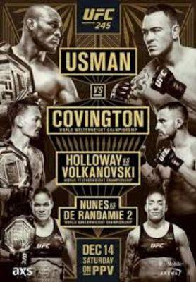 UFC 245 SATURDAY NIGHT DEC 14TH 
NO COVER