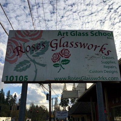 Rose's Glassworks & Gifts, SW Portland.