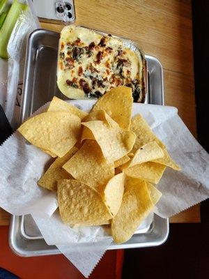 Mushroom  Spinach Dip.