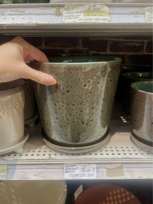 Bought this stoneware reactivate glaze planter  only $25 with tax