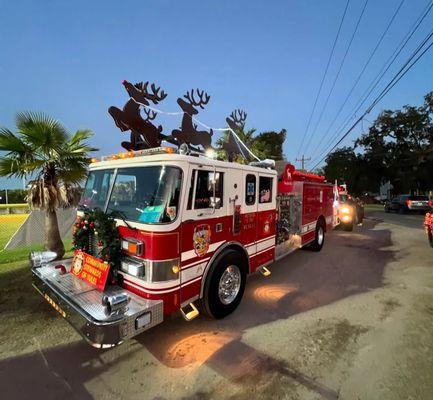 Tonight was a first for us as we participated in the Fernandina Beach Lighted Christmas Parade and I will tell ya what, it wo...