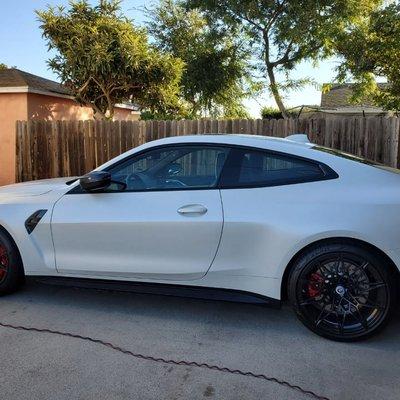 The Before of this fancy BMW M4 2023