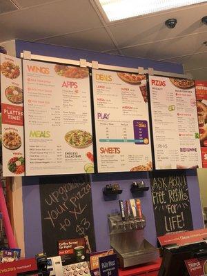 Menu and prices