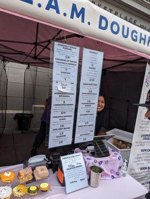 Ferry farmers market, 4/8/23. Hi Pamela.