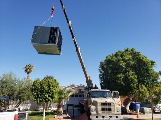 South Cali Air Conditioning Crane