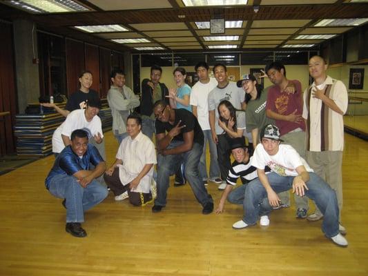 DS Players with Pop'in Pete, class of 2007 at Mission College.