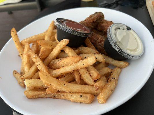 Lemon pepper chicken strips