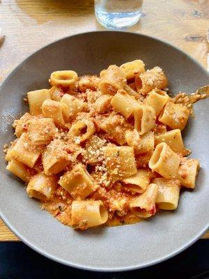 Spicy Shrimp Vodka Rigatoni - Photos by AllFunNewYork