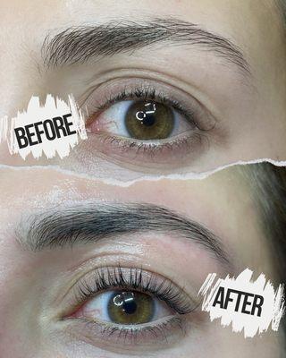 Lash lift& tint and brow wax & tint