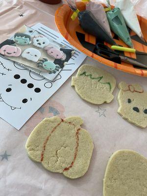 Halloween cookie decorating kit