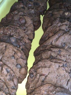 Double chocolate chip cookies