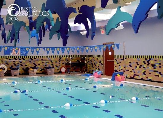 Swiming area at the Gold Medal Swim School