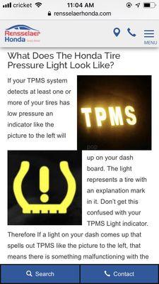 First time the exclamation light was on. second time the TPMS light. Front desk tried to argue these lights were synonymous