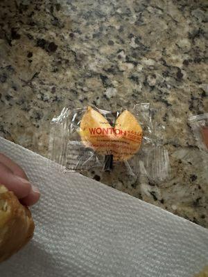 Fortune cookies from the best fortune cooking maker anywhere!!! NY.