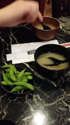 Edamame and miso