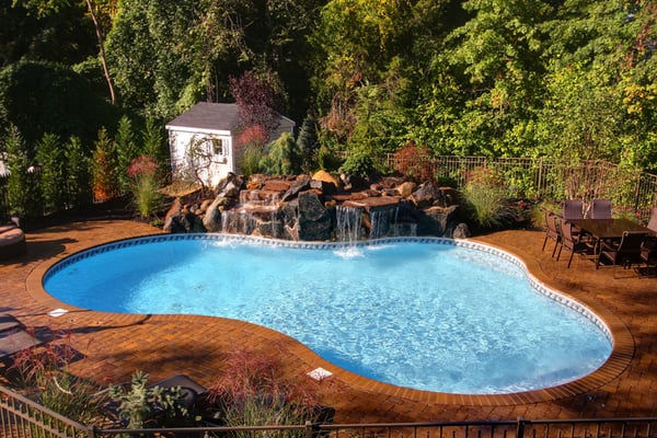 Custom inground gunite swimming pools in northern New Jersey