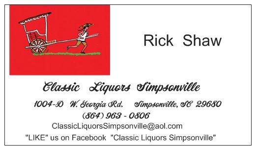 Open Mon - Sat 9am - 7pm.     Rick Shaw, Owner