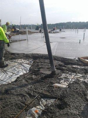 8000sq ft slab on grade