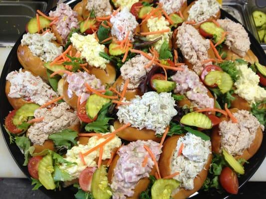 "Sandwich Delight" finger roll catering platters