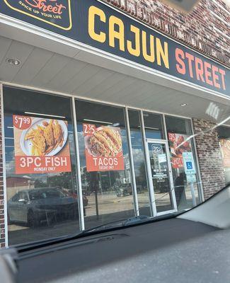 Cajun Street in Tomball, Texas